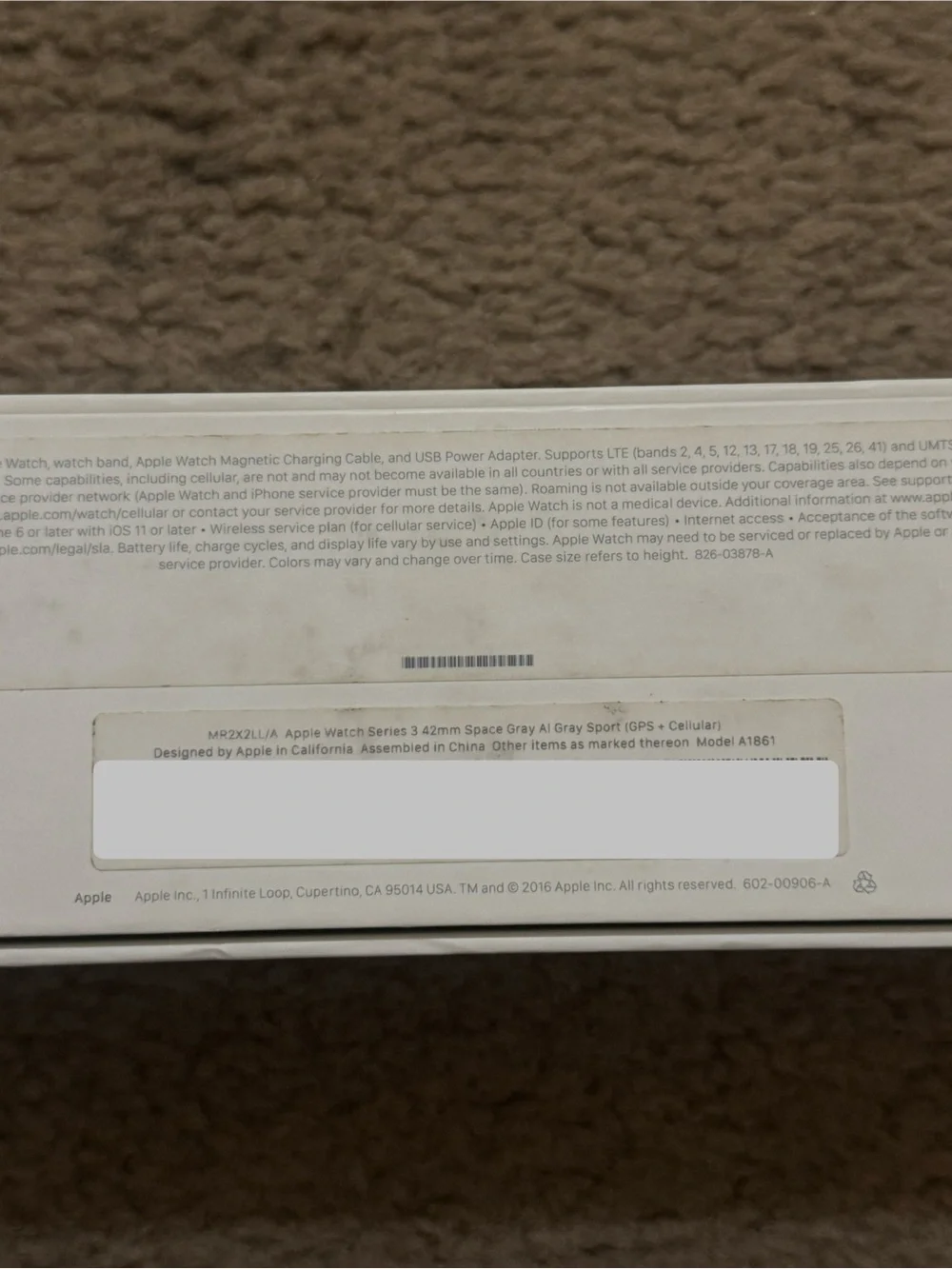 NWT Apple Sport Band for Apple Watch - M/L 42 mm size only